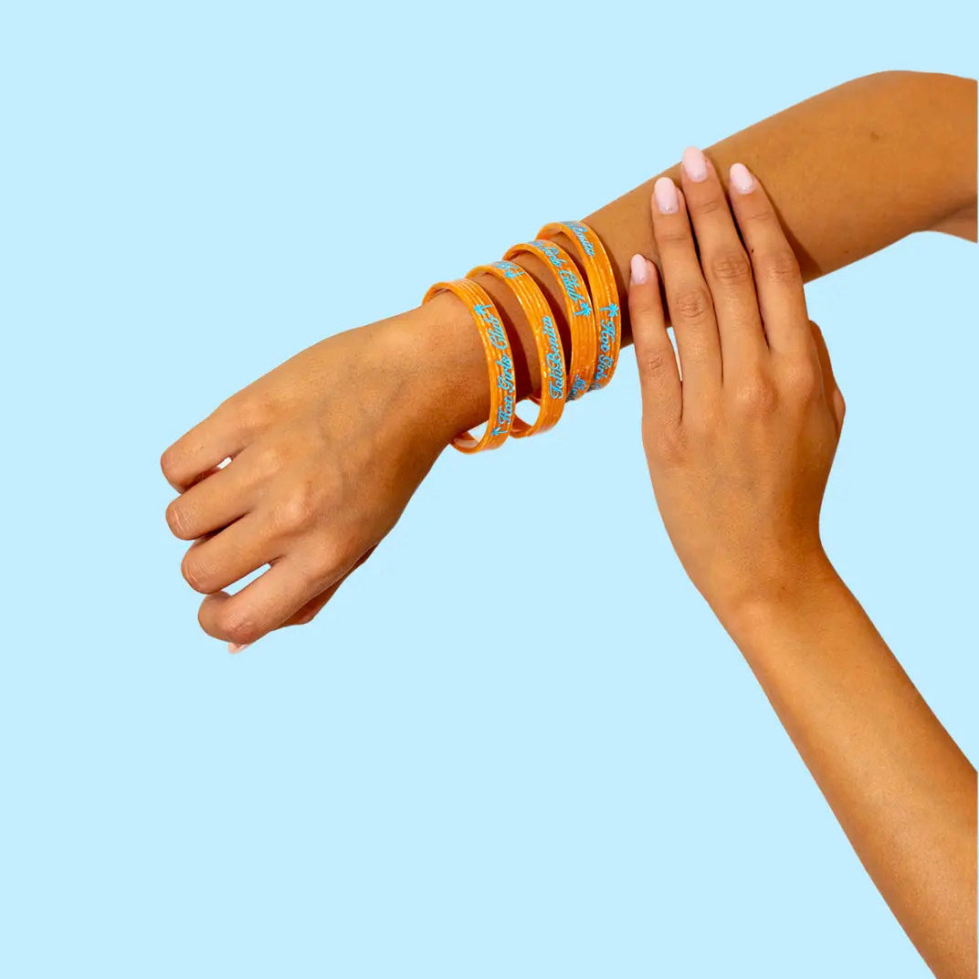 Surfer bracelet - Orange Malibu